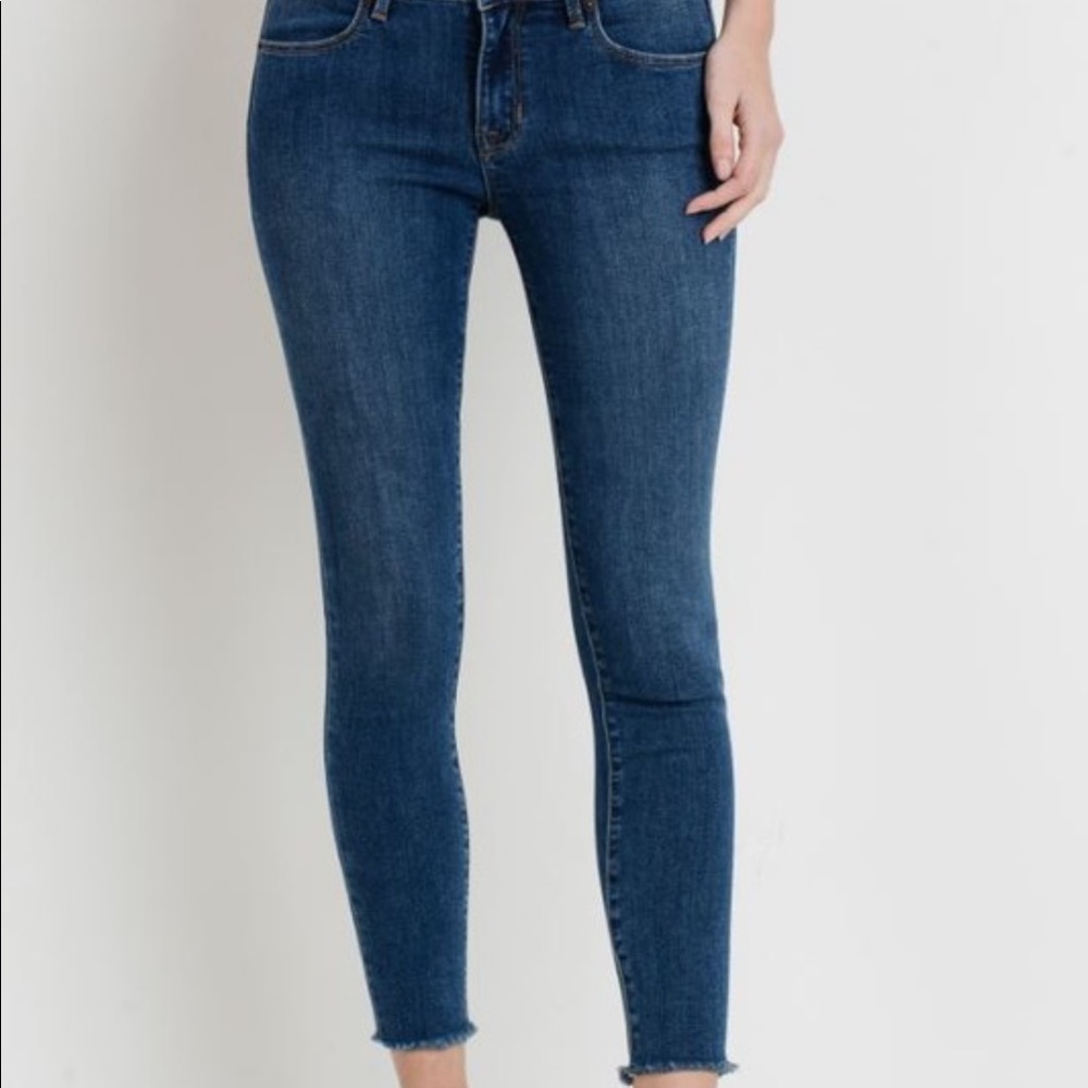 Skinny ankle length denim